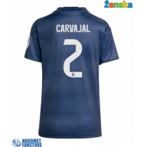 Real Madrid Daniel Carvajal #2 Gostujuci Dres za Ženska 2025-26 Kratak Rukav